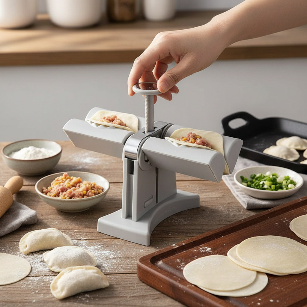Double Head Dumpling Maker - Easy Automatic Press