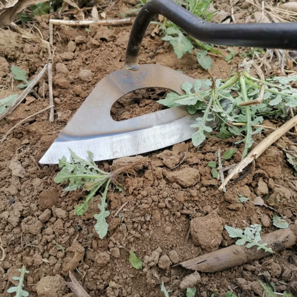All Steel Hollow Hoe - Lightweight Garden Tool