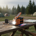 Solar Hand Crank Emergency Radio with LED Flashlight