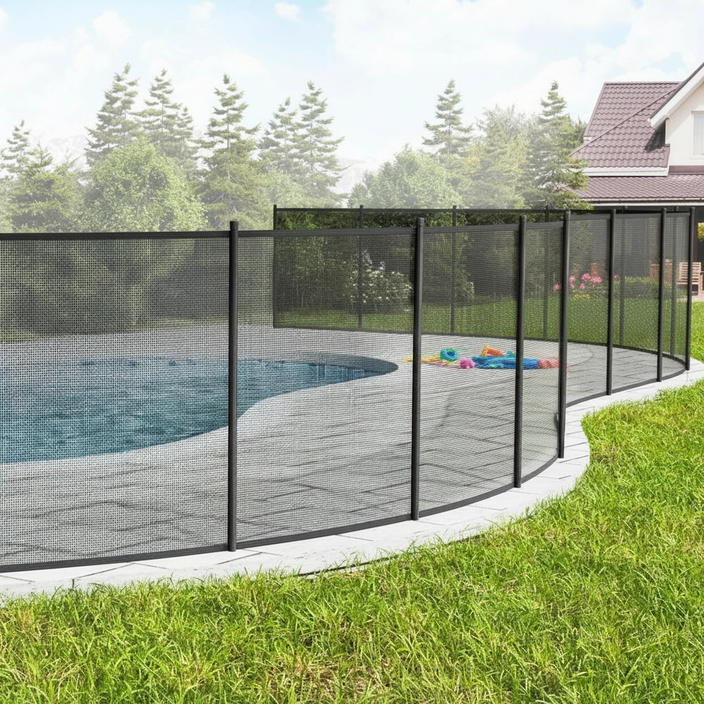 Removable Inground Pool Safety Fence with Gate