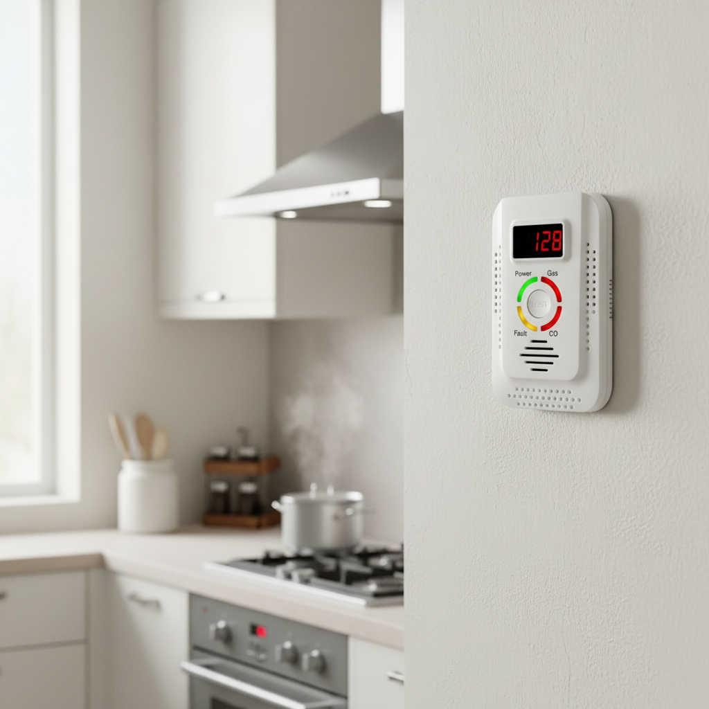 Plug-In Gas and CO Detector for Home Safety
