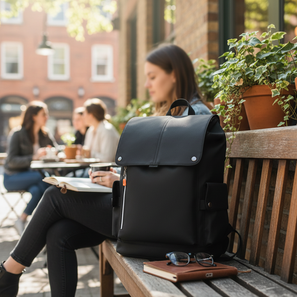 AtlasBay Everyday Backpack with USB Port