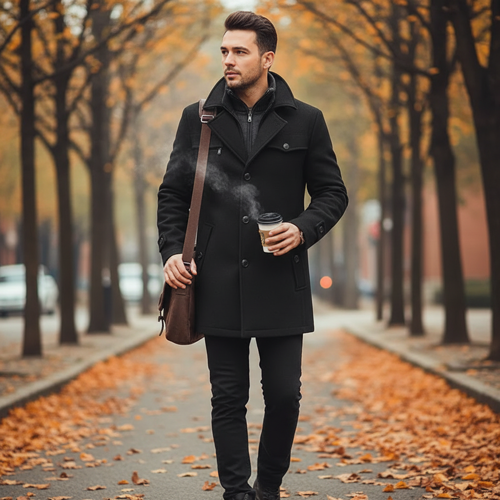 Waterproof Winter Business Coat for Men