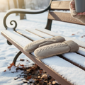 Winter Mittens with Fleece Lining | Double Layer Knit