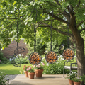 Metal Hanging Bird Feeder Set - 4 Piece Squirrel-Proof