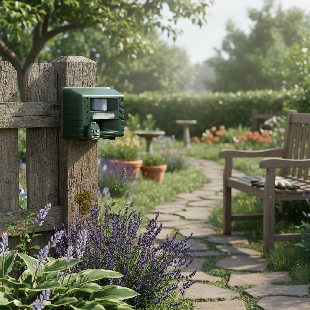 Ultrasonic Woodpecker Repeller with Motion Sensor