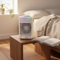 Portable Air Cooler & Humidifier with LED Night Light