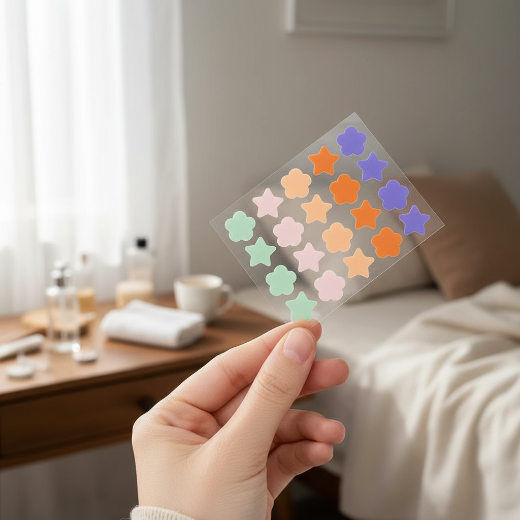 Star-Shaped Hydrocolloid Acne Patches