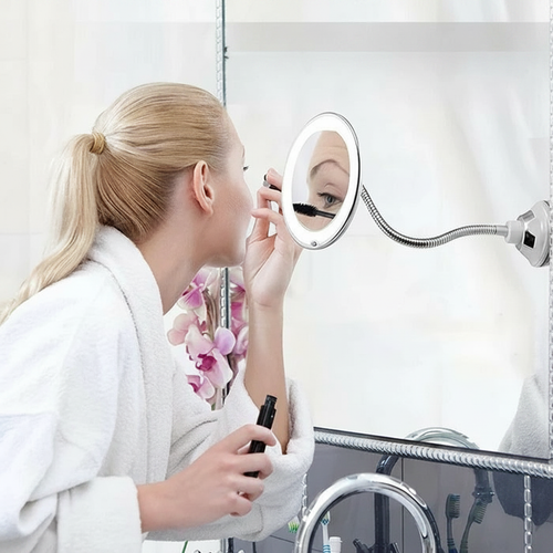 10x LED Magnifying Mirror with Suction Cup