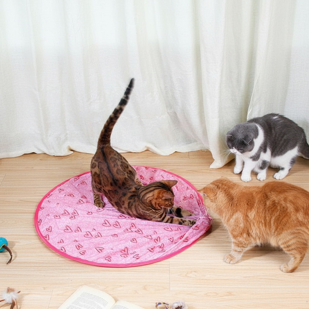 Interactive Hunting Cat Toy with Dual Play Modes