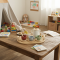 Children's Pretend Afternoon Tea Set with Tray
