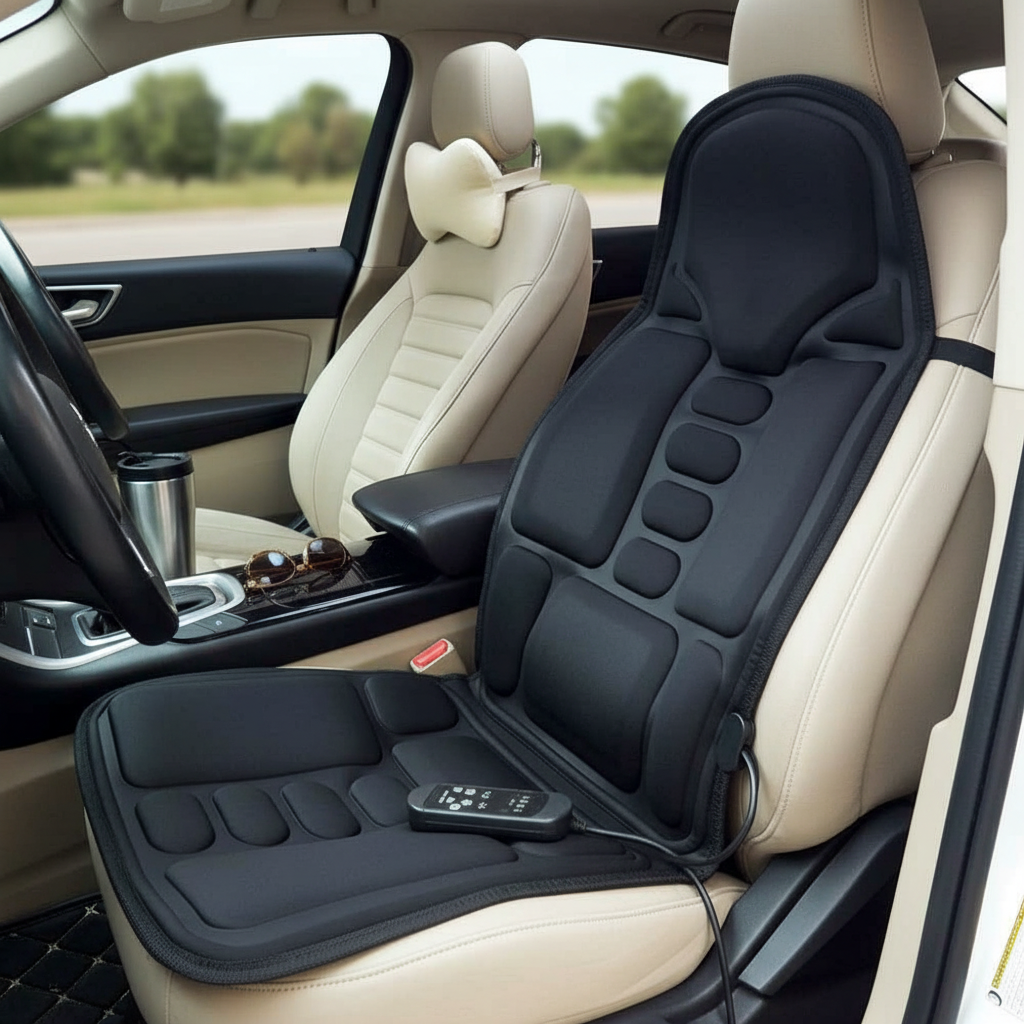 8-Mode Massage Chair Pad with Heat for Car & Home