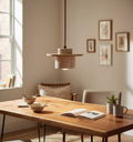 Travertine Pendant Light | Modern Stone Ceiling Fixture
