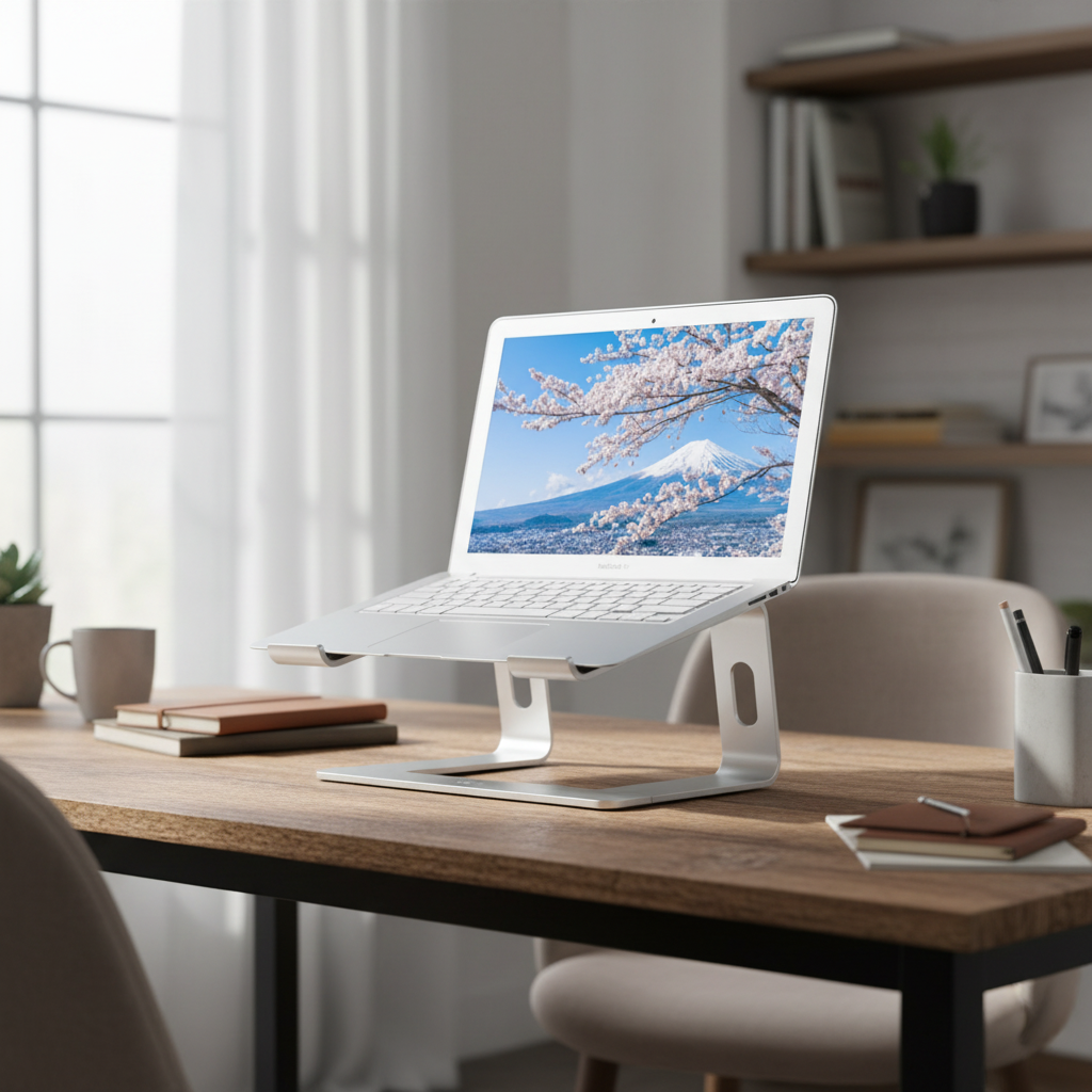 Aluminum Laptop Stand - Ergonomic Desk Riser