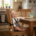 Compact Travel High Chair with Adjustable Harness