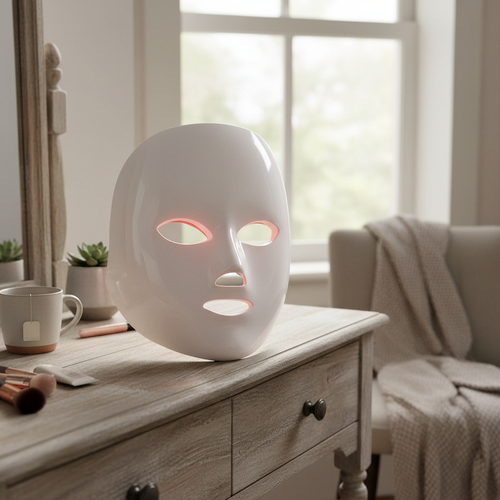 7-Color LED Red Light Therapy Facial Mask