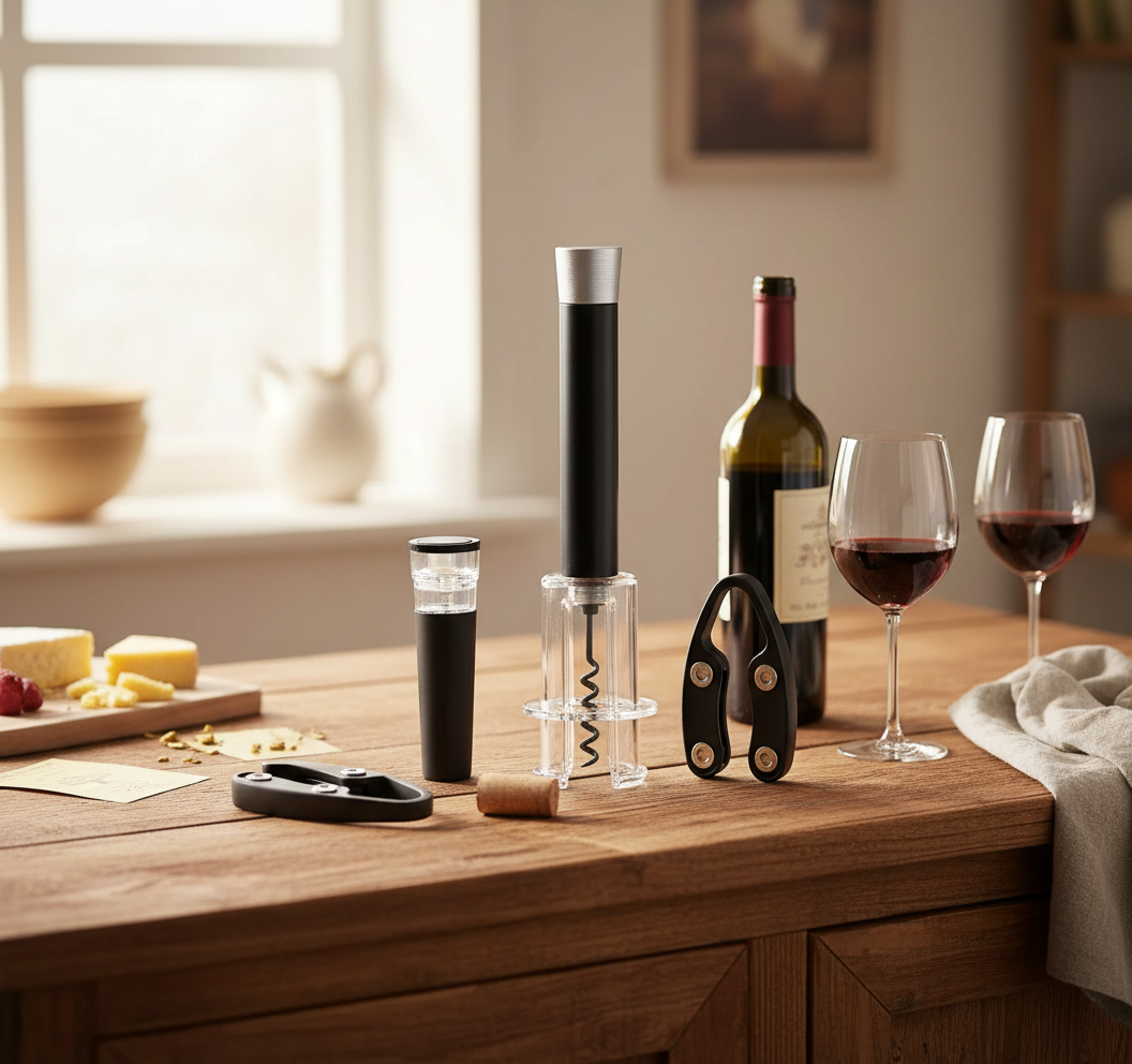 Air-Assist Wine Bottle Opener Set
