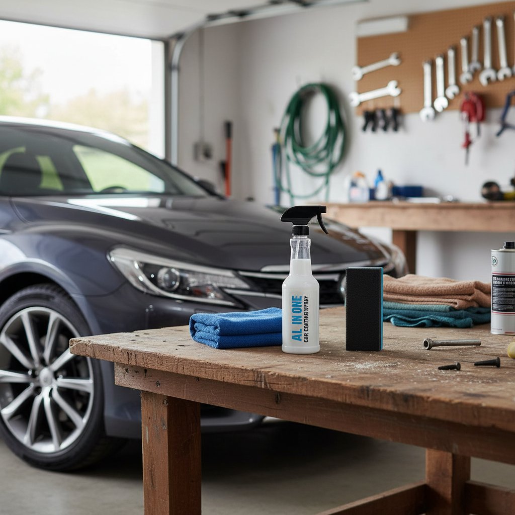 All-in-One Car Coating Spray with Applicator