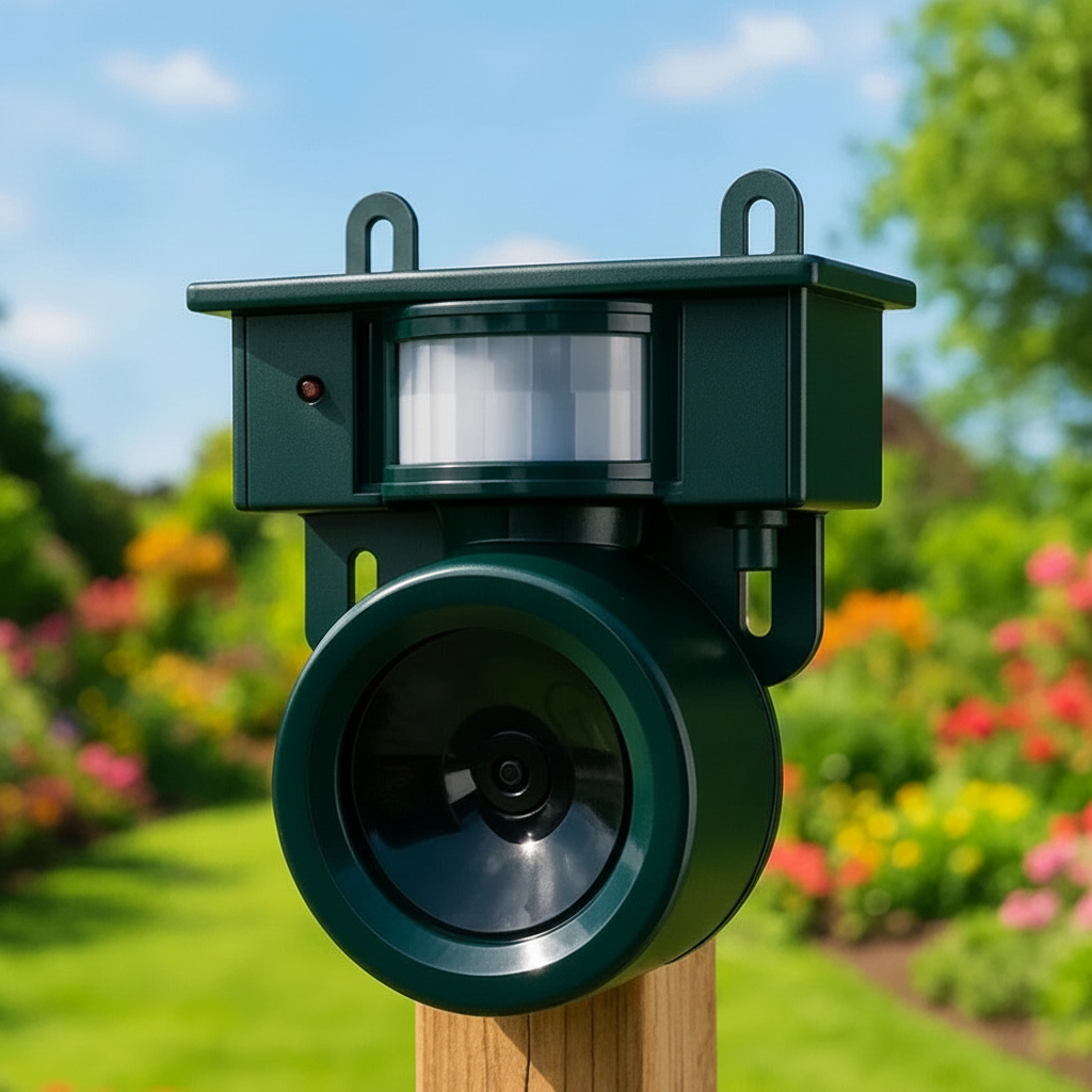 Solar Bird Deterrent with Motion Sensor & Sound