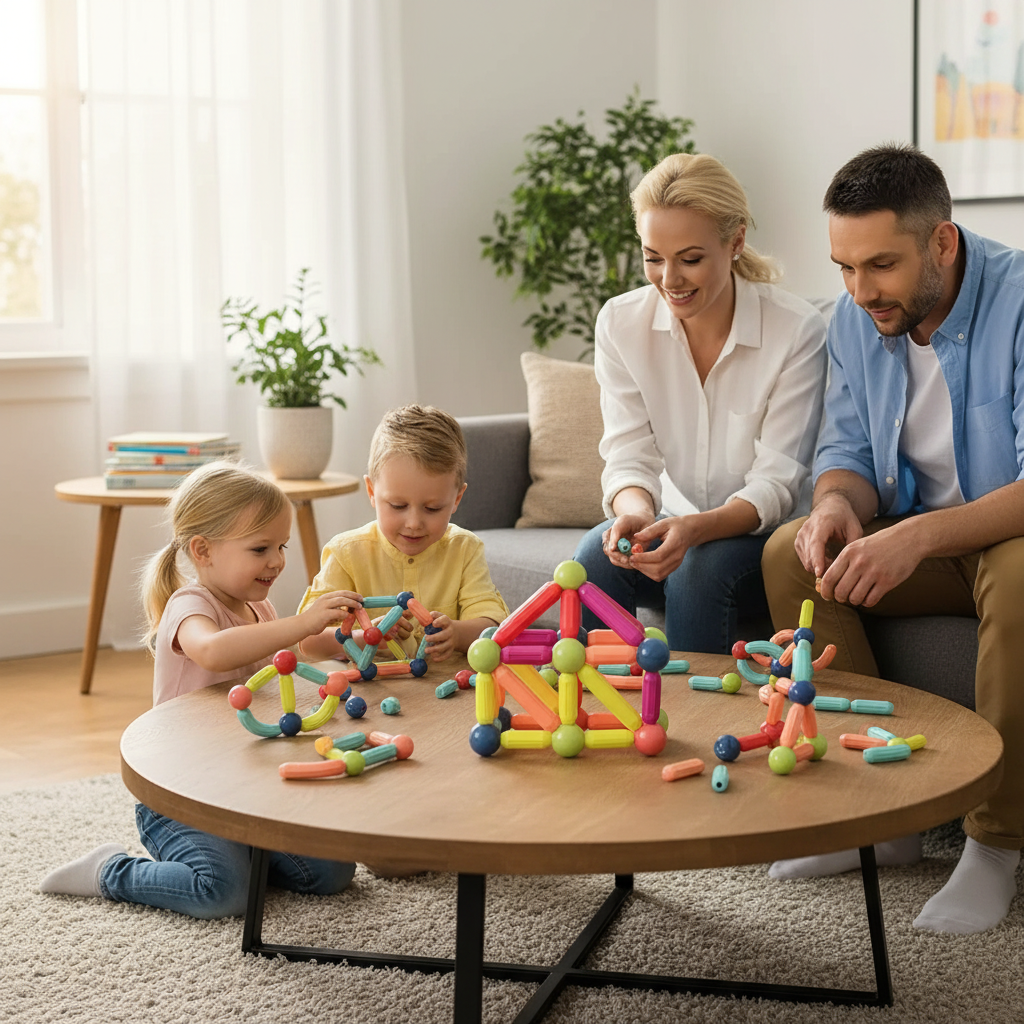 Magnetic Building Blocks Set for Kids | STEM Learning Toys