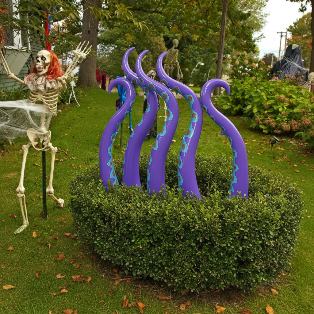 Giant Inflatable Octopus Tentacles Halloween Decoration