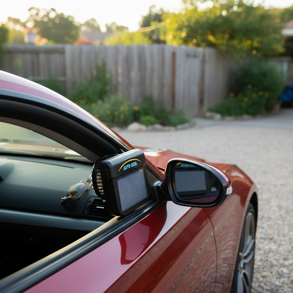Solar Car Vent Fan - Auto Window Cooler
