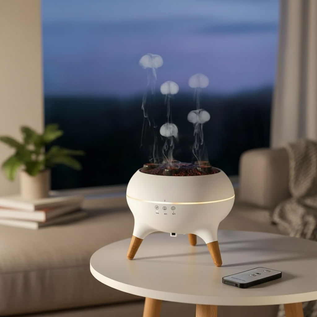 Jellyfish Humidifier & Essential Oil Diffuser with Remote