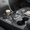 Fast Car Charger with Retractable Cable