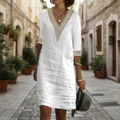 Women's Linen Summer Dress - Breathable & Stylish