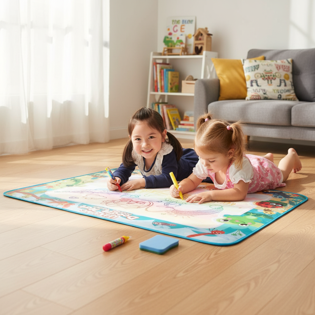 Water Doodle Mat - Mess-Free Reusable Drawing Board for Kids