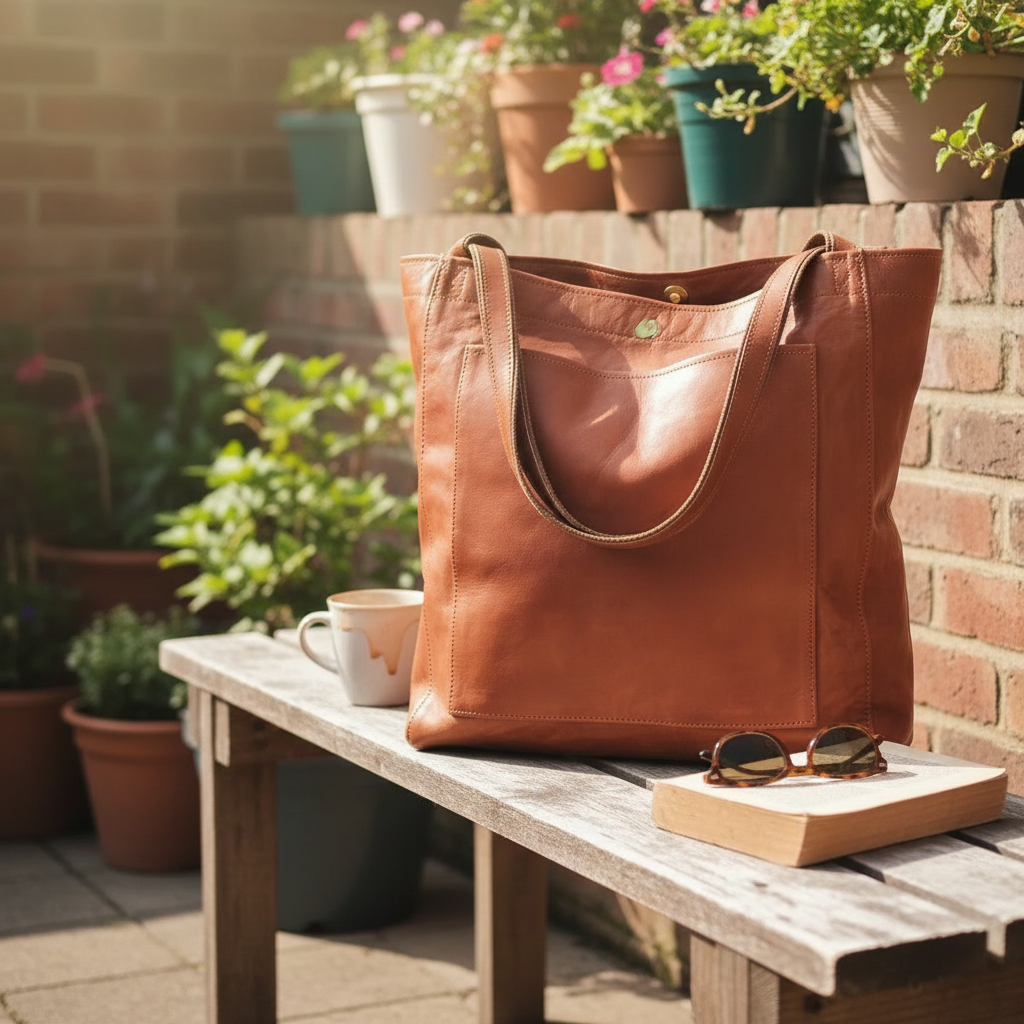 Women's Leather Satchel Bag | AtlasBay