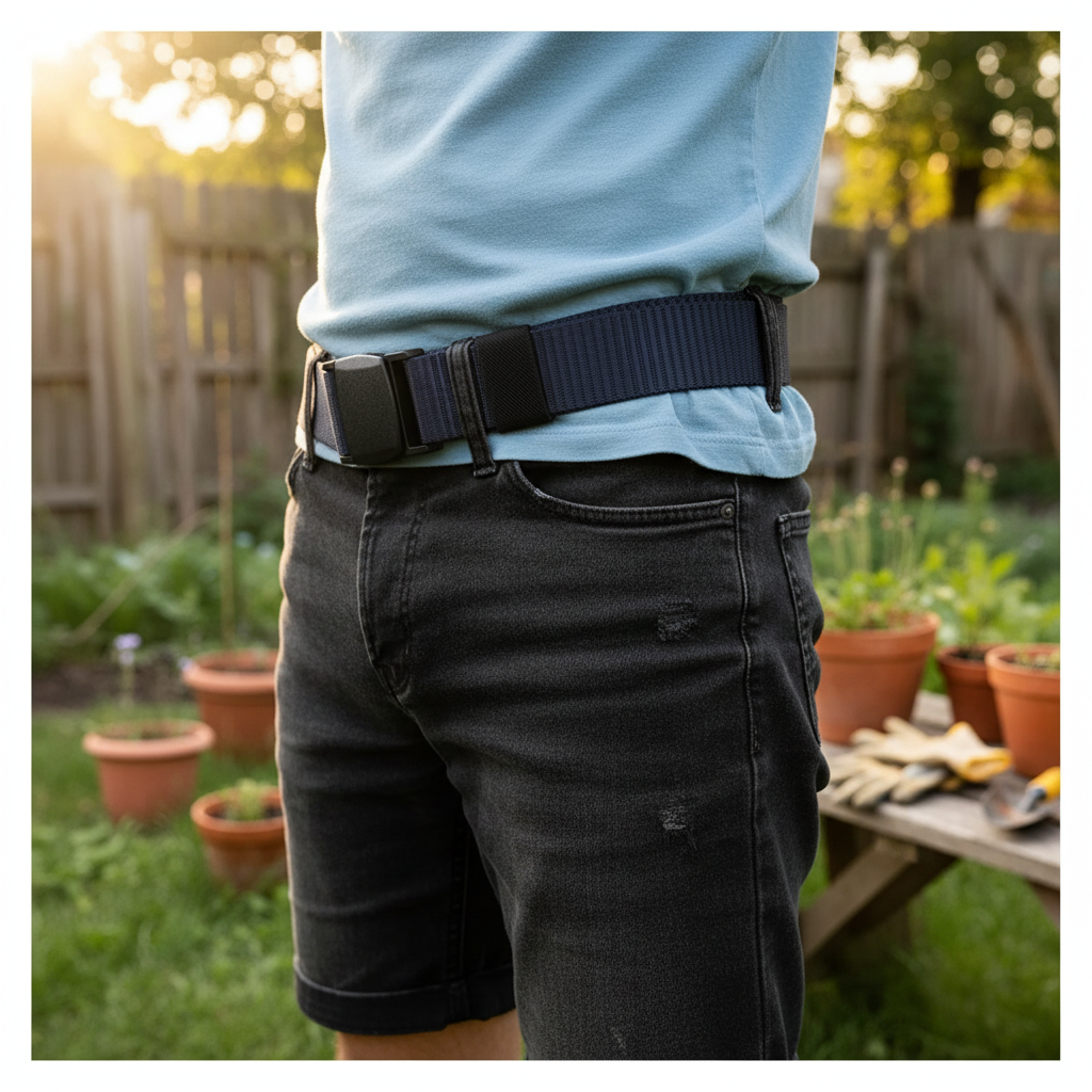 Men's Military Nylon Canvas Web Belt