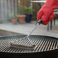 Stainless Steel Grill Brush with Long Handle