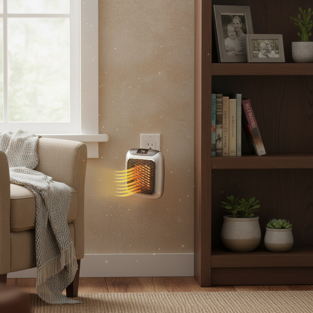 Portable Mini Heater 800W with Remote Control