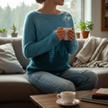 Women's Retro Sweater - Cozy Knit