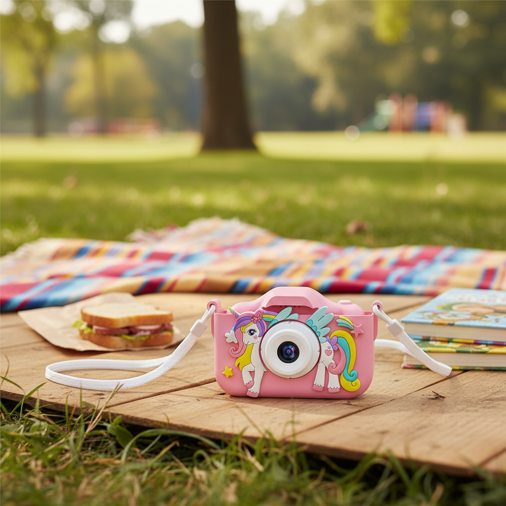 Kids Digital Camera with 1080P Video & Dual Lens