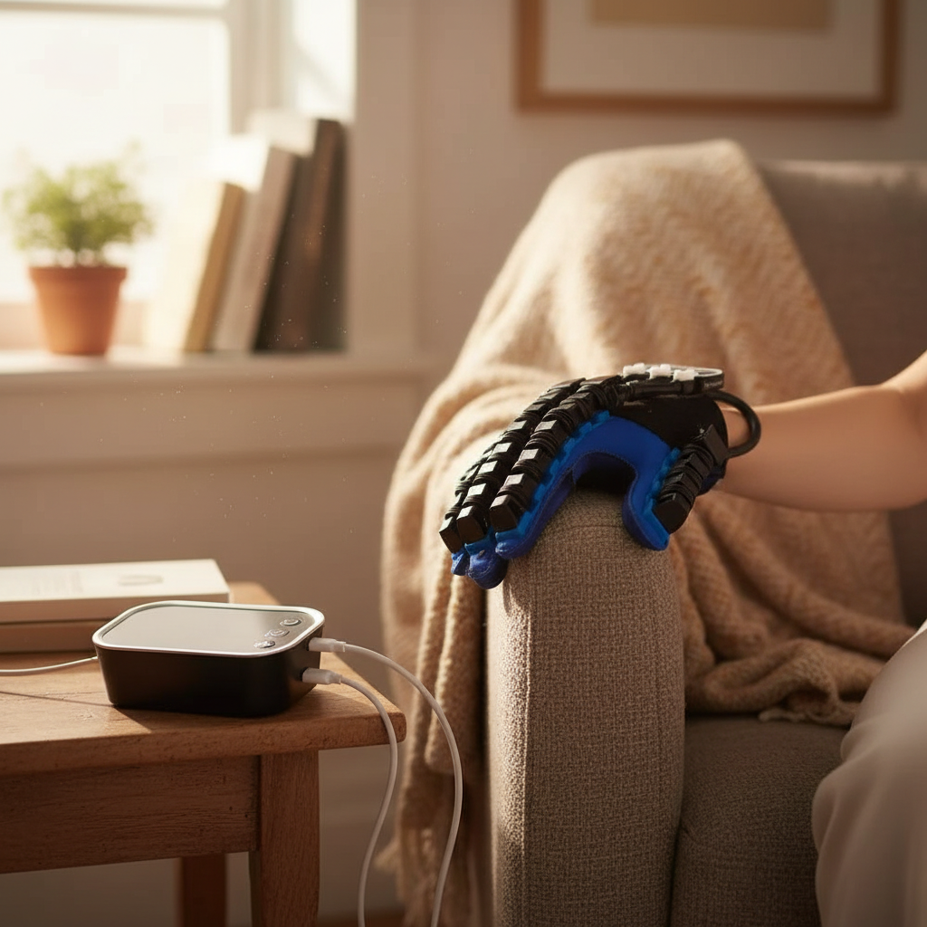 Robotic Hand Rehabilitation Glove for Stroke Recovery