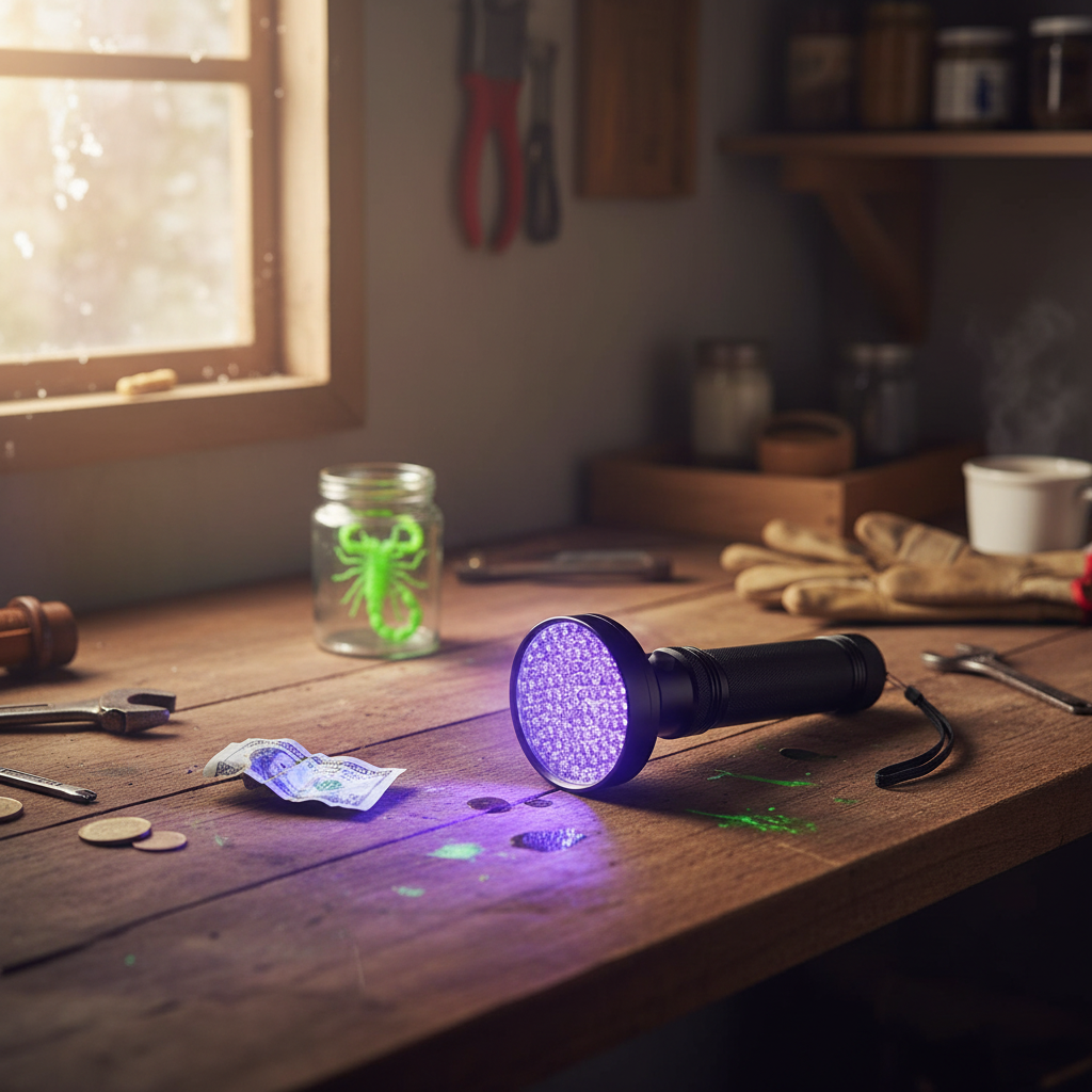 UV Flashlight for Bed Bug Detection & Stain Finding