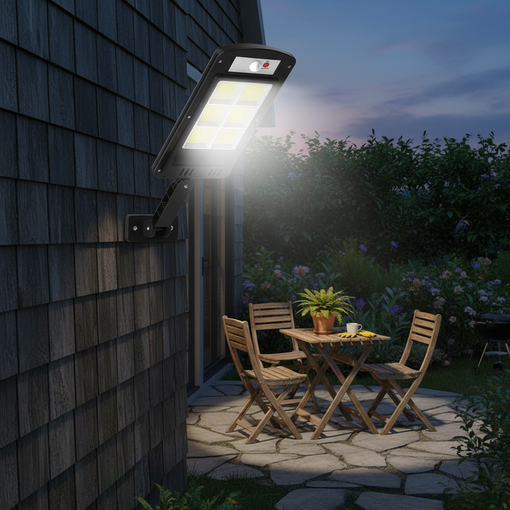 800W Solar LED Street Light with Motion Sensor