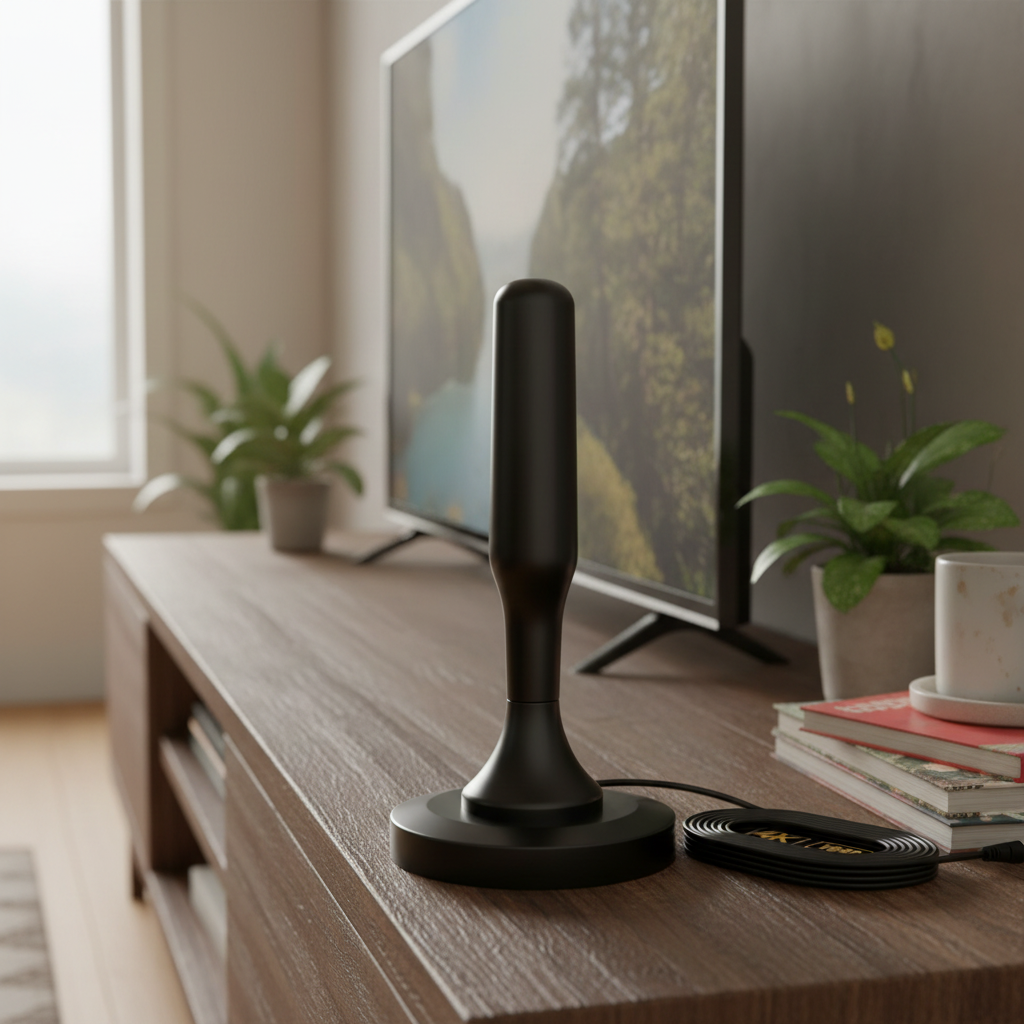 4K Magnetic Digital HDTV Antenna - 300 Mile Range