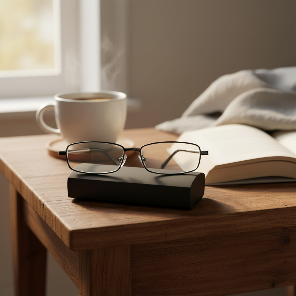 Folding Reading Glasses with Portable Case