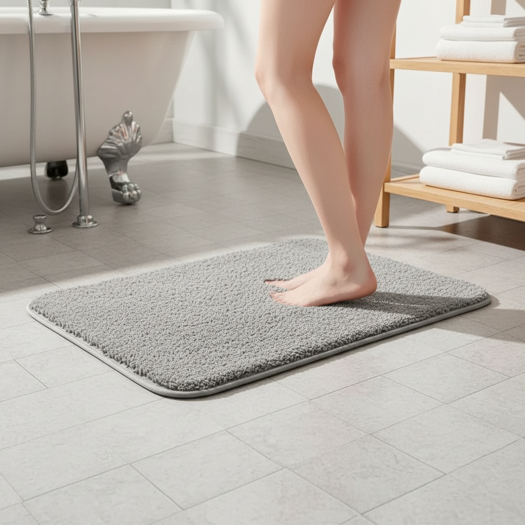 Luxury Thick Bathroom Rug - Soft & Absorbent