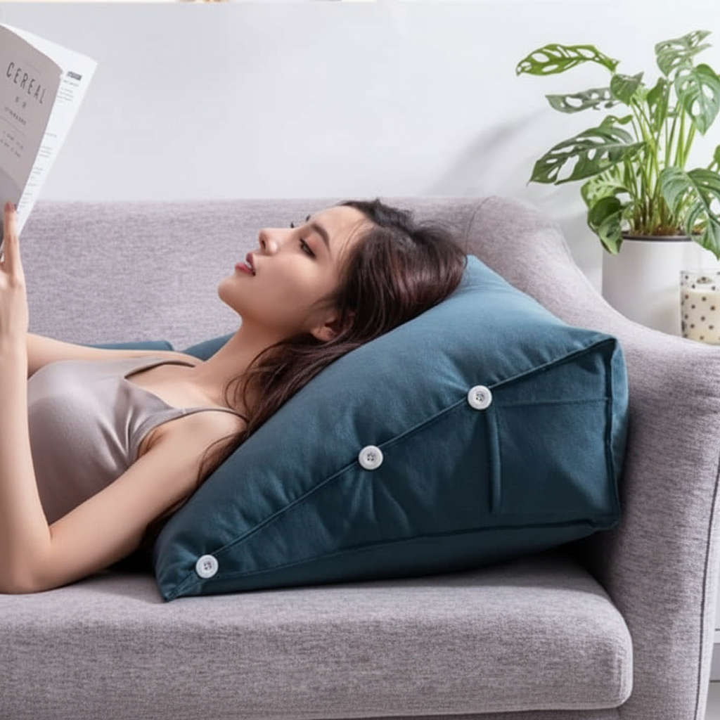 Orthopedic Back Wedge Pillow for Back Pain Relief