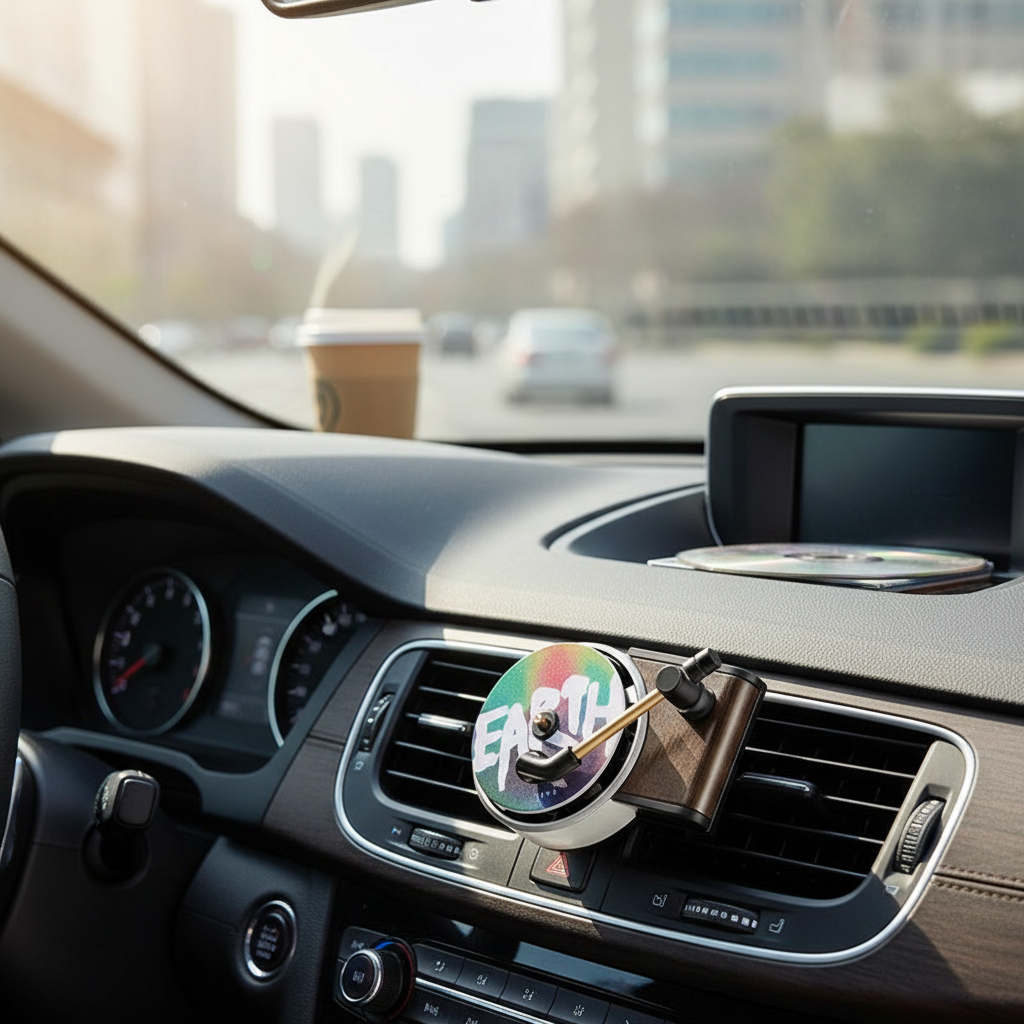 Retro Record Player Car Air Freshener