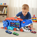 Dinosaur Truck Toy with Dual Tracks & Storage