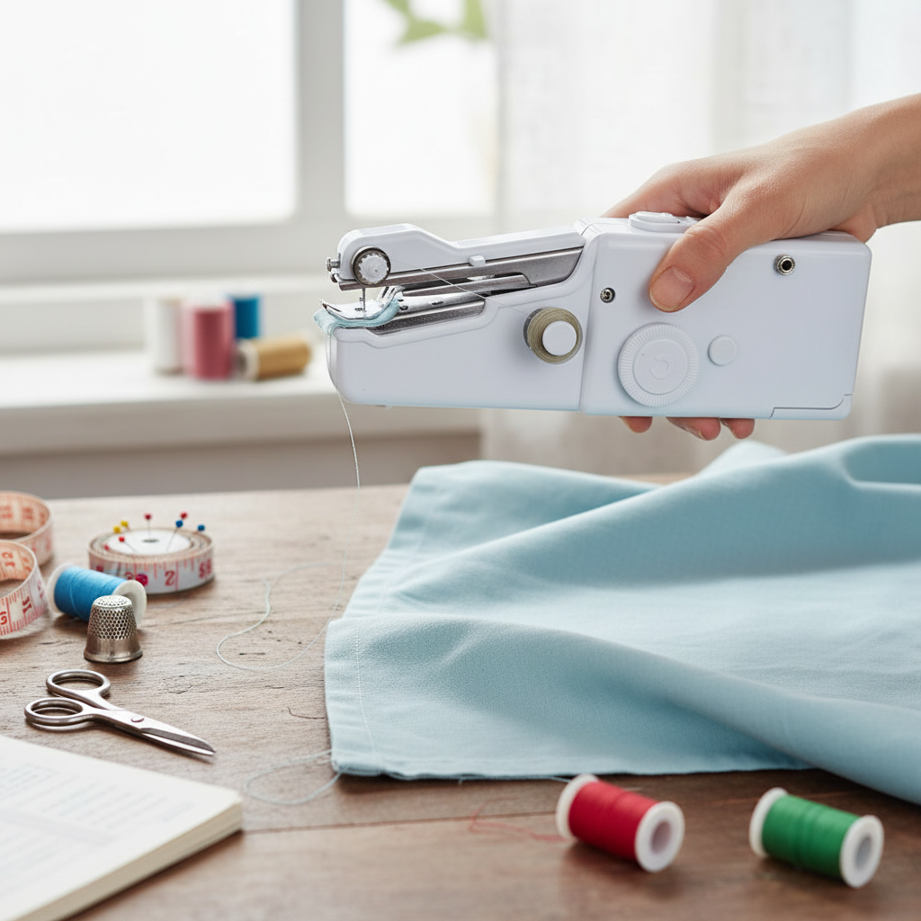 Portable Sewing Machine with Sewing Kit