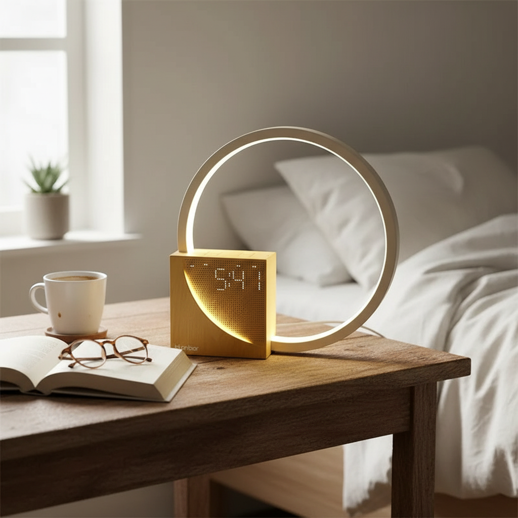 Touch Bedside Lamp with Natural Sounds & Alarm
