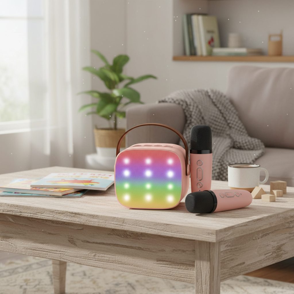 Wireless Karaoke Machine with 2 Microphones