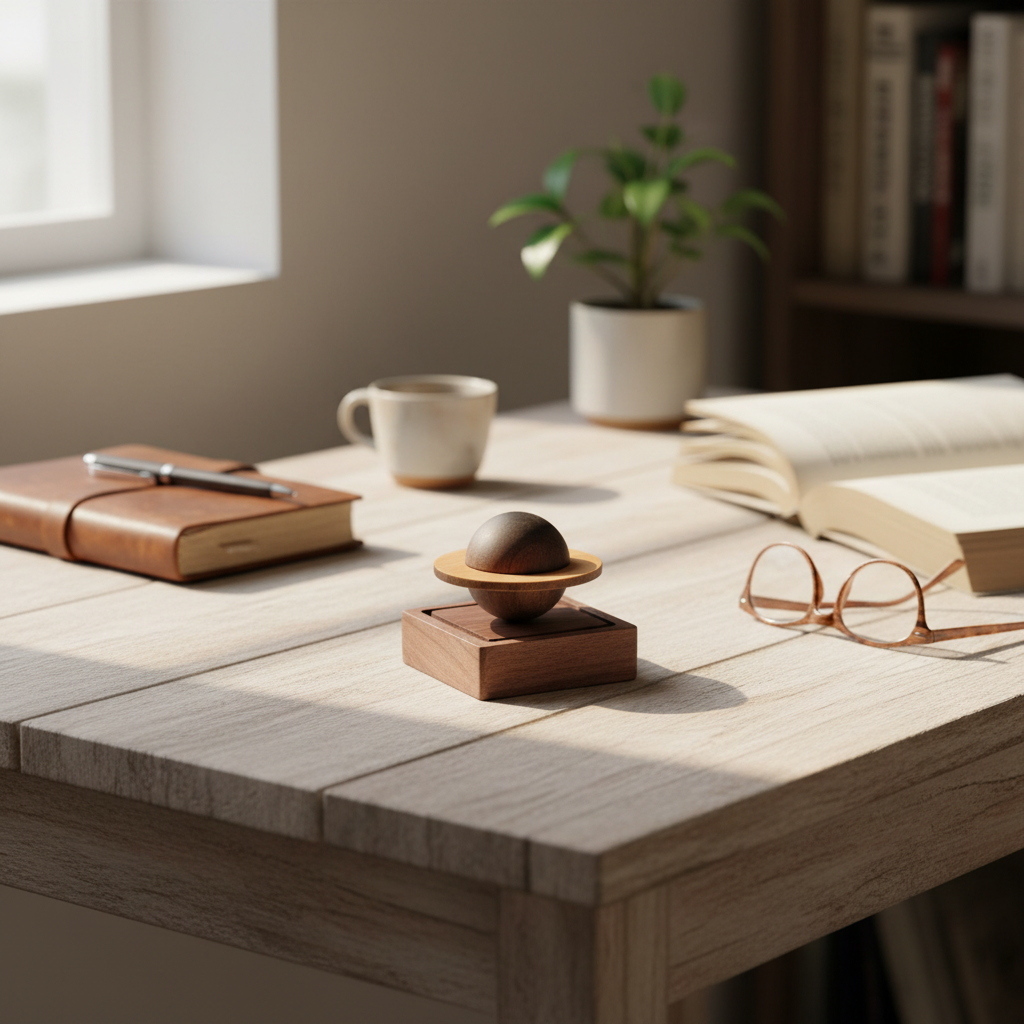 Mini Portable Wood Aroma Diffuser – No Oil Needed
