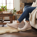 Insulated Winter Ankle Boots with Textured Grip